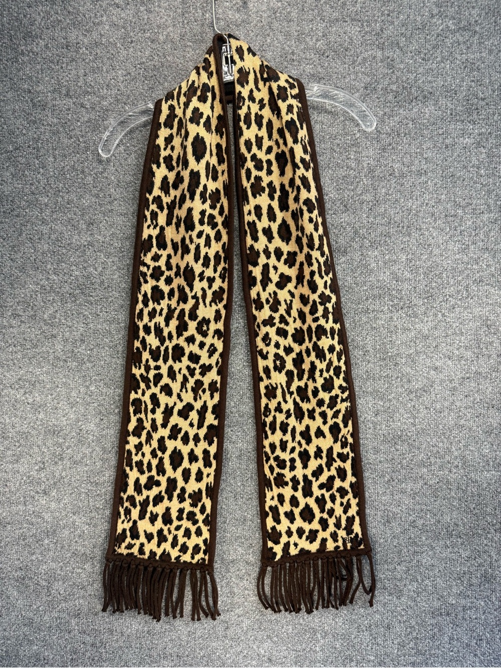 Lauren Ralph Lauren Leopard Print Scarf - Wool Blend